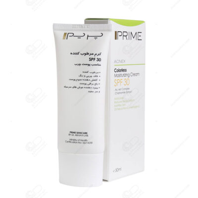 کرم مرطوب کننده فاقد رنگ ۳۰ SPF پرایم
