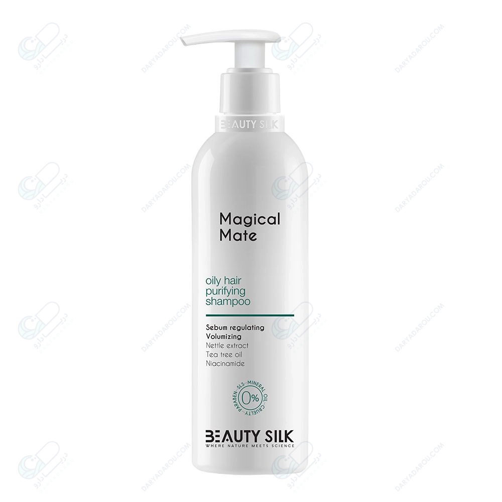 بیوتی سیلک شامپو موی چرب 7603-407میل