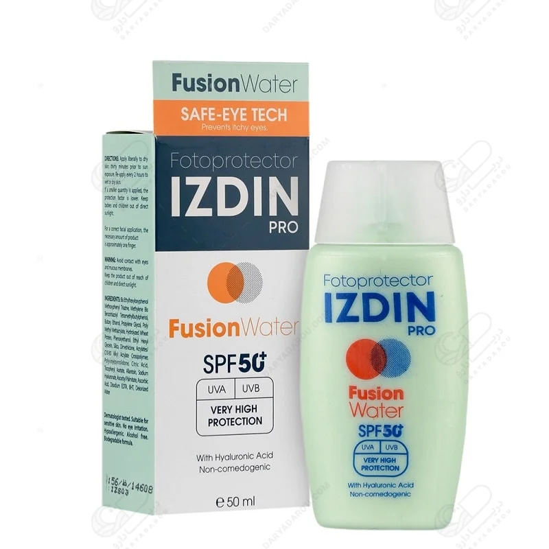 ایزدین پرو کرم ضدآفتاب فیوژن واتر
