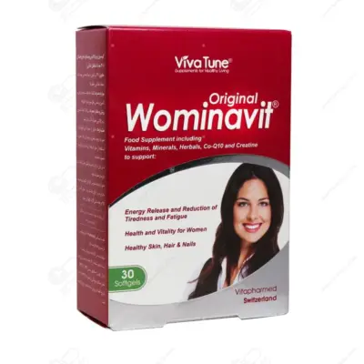کپسول ژلاتینی وومیناویت اورجینال مولتی ویتامین بانوان ویواتیون-30عددی