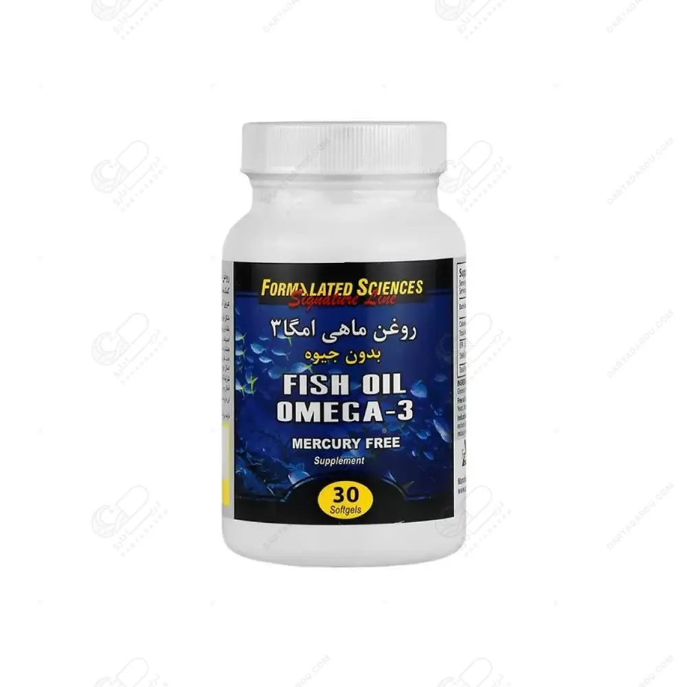 سافت ژل فیش اویل امگا3 بدون جیوه آدونیس کیش-30عددی