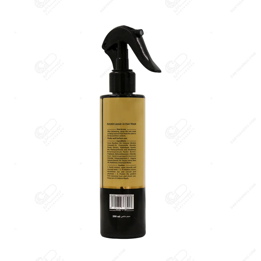 ژوت اسپری نرم کننده مو کراتین بدون آبکشی 200 میل - تصویر 3
