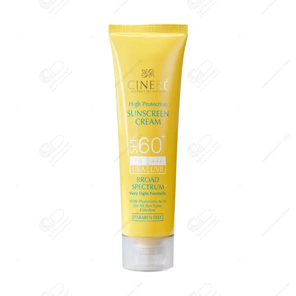 سینره ضدآفتاب SPF60 بدون رنگ