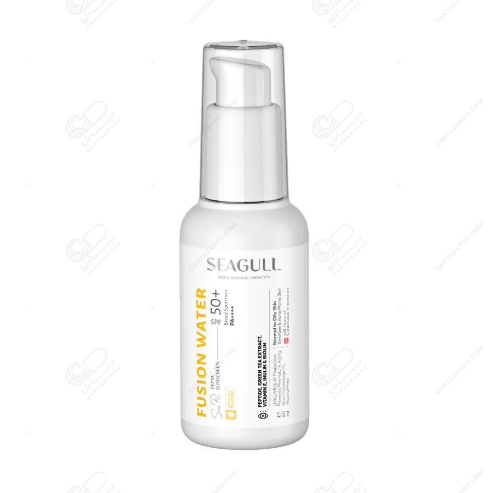سی گل ضد آفتاب پپتا فیوژن واتر SPF50 60ml - تصویر 2