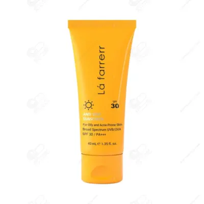 لافارر ضدآفتاب و ضدلک بیرنگ مخصوص پوست چرب SPF30