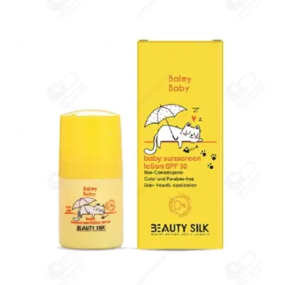 بیوتی سیلک لوسیون ضدآفتاب کودک  بدن وصورت spf30