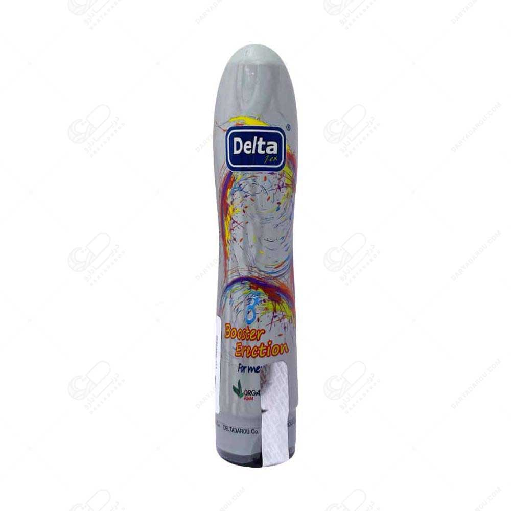 ژل تقویت نعوظ آقایان Booster Erection دلتازکس دلتا دارو ۱۰۰ گرم - تصویر 2